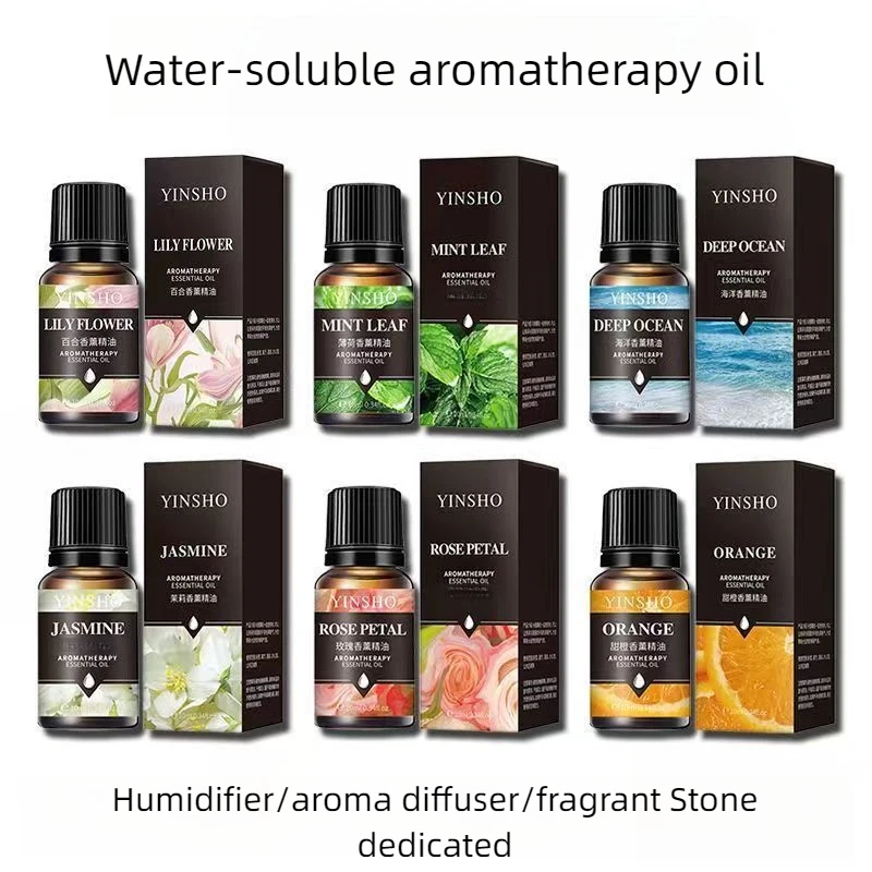 17 Flavors 10ml Essential Oils For Aroma Diffuser AirHumidifier Home Water-soluble Lavender Rose Eucalyptus White Peach Oolong - Image 4