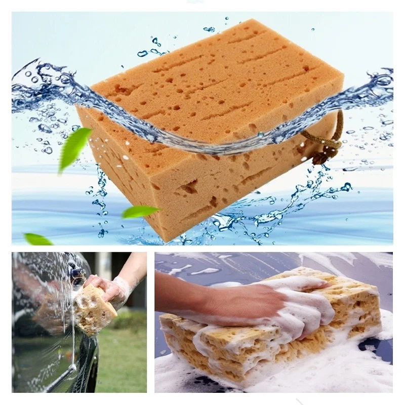 17*11*9 CM Car wash sponge block car motorcycle cleaning supplies large size Honeycomb sponge brush dusting car cleaning tool - Image 2