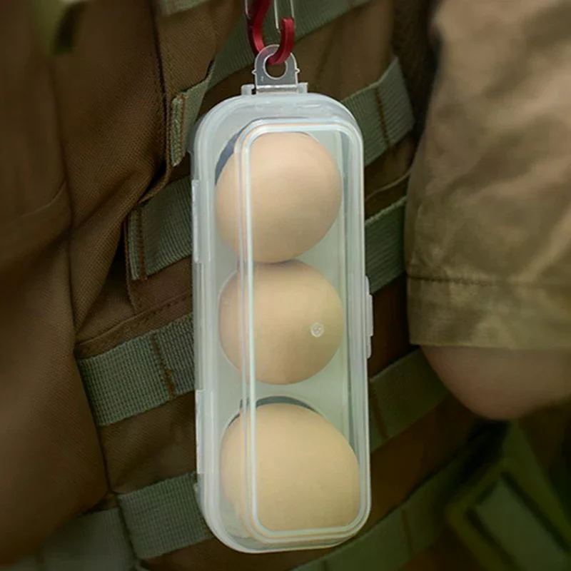 1PC 3/4/8 Grids Outdoor Portable Egg Carton Fall-Proof Storage Box Travel Shockproof Camping Breakproof Egg Tray Breakfast - Image 4