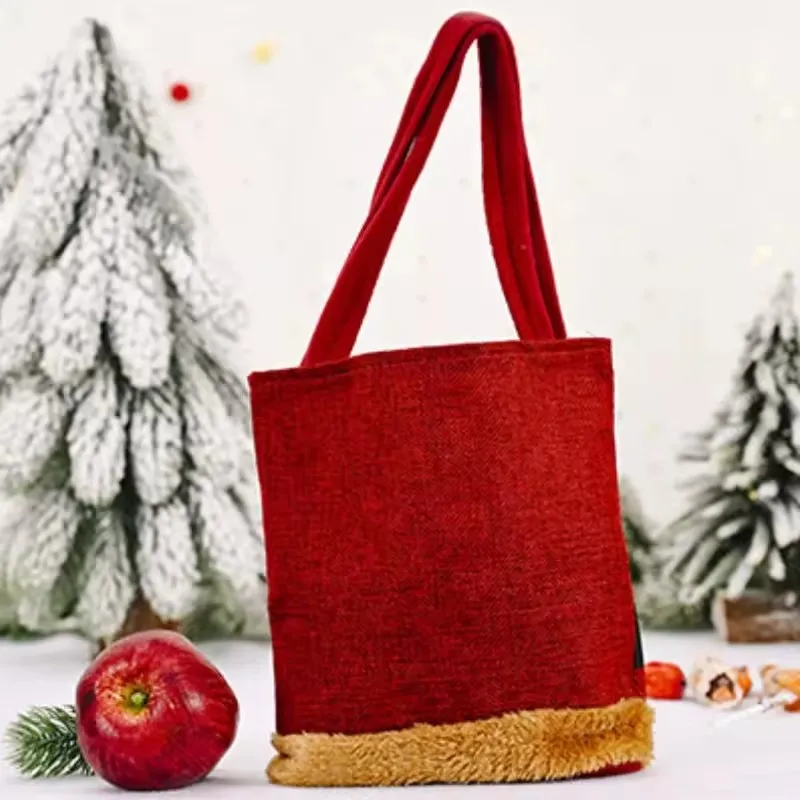 1PC Christmas Gift Bags Handbags Tote Bags Candy Bags Snowman Bear Gift Bags Storage Bags Christmas Decoration 2026 - Image 6