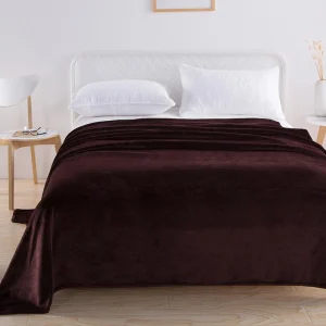 1PC Double Layer Flannel Throw Blanket 100×150/150×200/200×230/229×229cm Reversible Thick Plush Warm Bed Cover Soft Anti-Pilling Machine Washable Bedding for Twin Full Queen King Bed