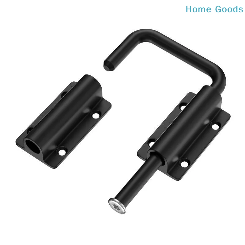 1PC Durable Aluminum Alloy Door Latch Lock 90/180 Degree Gate Latch Safety Anti-theft Buckle Door Bolts Door Buckle Hardware - Image 5
