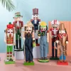 1PCS 40cm Christmas Nutcracker Puppet Soldier Decoration Creative Ornament Birthdays Gift For Desktop Decoration Xmas Party