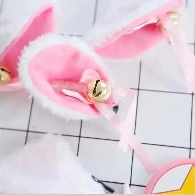 1Pair Sweet Bell Cat Ears Hair Clip Women For Cosplay Anime Costume Halloween Birthday Party Girl Fashion Hairs Accessories - Image 5