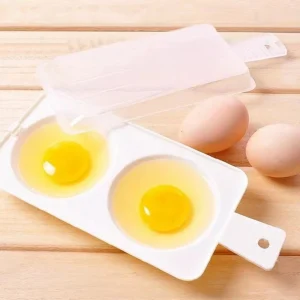 1Pc Egg Steamer Egg Fryer Egg Cooker Soft Hearted Egg Mold Boiled Poached Eggs And Steamed Egg Bowl Shuibo Egg Microwave
