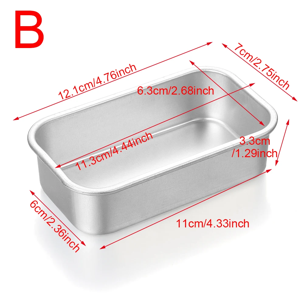 1Pc Loaf Pan Rectangle Toast Bread Mold Cake Mold Carbon Steel Loaf Pastry Baking Bakeware DIY Non Stick Pan Baking Supplies Hot - Image 6