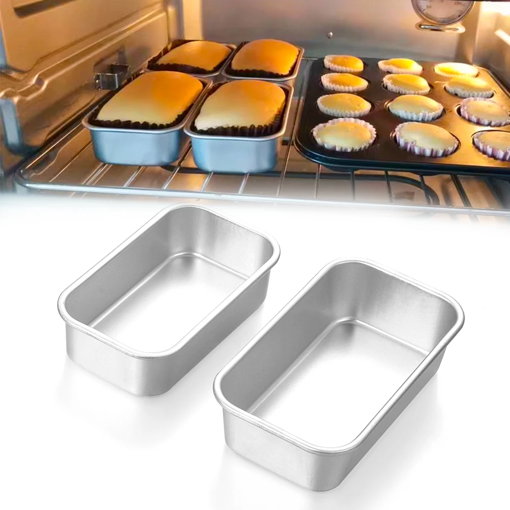 1Pc Loaf Pan Rectangle Toast Bread Mold Cake Mold Carbon Steel Loaf Pastry Baking Bakeware DIY Non Stick Pan Baking Supplies Hot