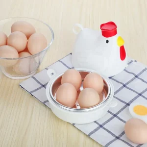1Pcs Creative Self-service Breakfast Microwave Steaming Eggs Container Simple And Fast Eggs Boiling Mold 4 Eggs Boiling Machines
