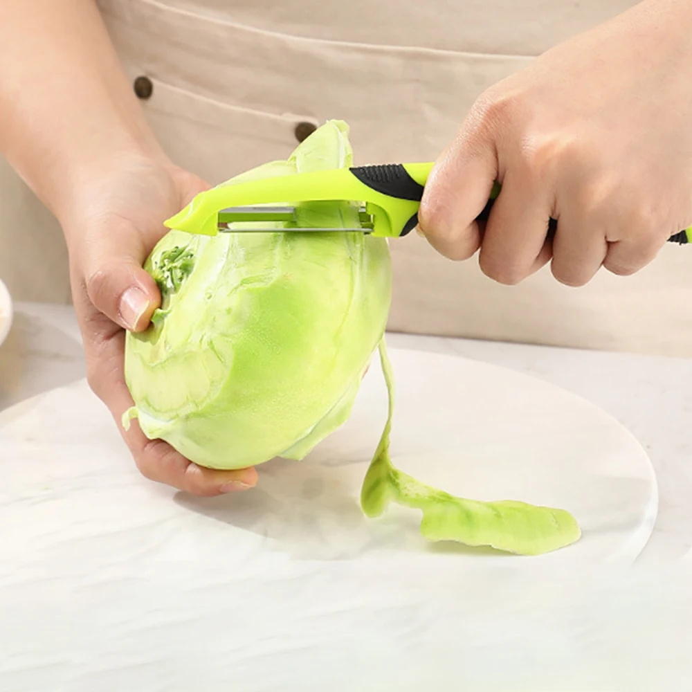 1Pcs Household Multifunctional Stainless Steel Potato Peeler Kitchen Fruit Vegetable Peeler Cutter Manual Kitchen Peeling Tool - Image 5