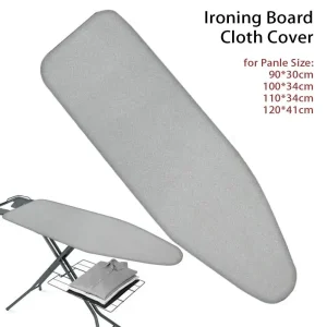 1Pcs Stain Resistant Ironing Board Cover Thick Cotton Padding With Elastic Edge Iron Heat Shield Cloth Cover Universal