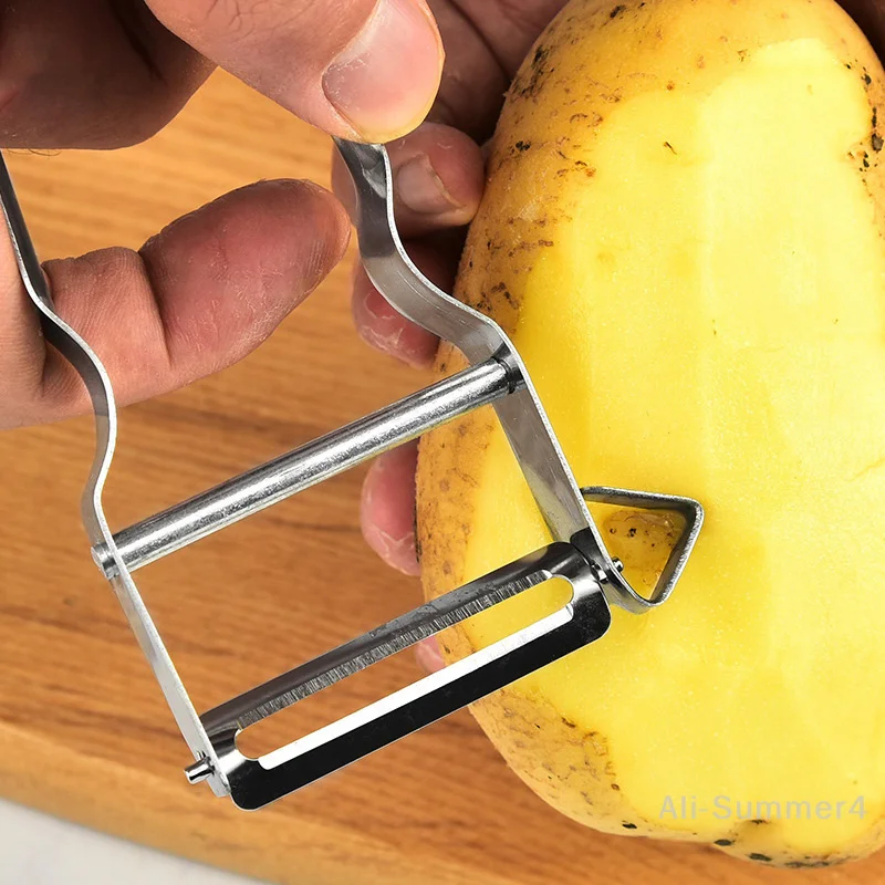 1Pcs Stainless Steel Peeler Kitchen Vegetable Fruit Peeler Potato Slicer Carrot Peeler Multiple-Function Kitchen Accessories - Image 3