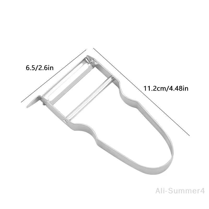 1Pcs Stainless Steel Peeler Kitchen Vegetable Fruit Peeler Potato Slicer Carrot Peeler Multiple-Function Kitchen Accessories - Image 6