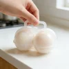 1pc 2-Cell Outdoor Portable Egg Box Plastic Egg Tray Refrigerator Egg Storage Box Shock-absorbing And Anti Drop Egg Loade