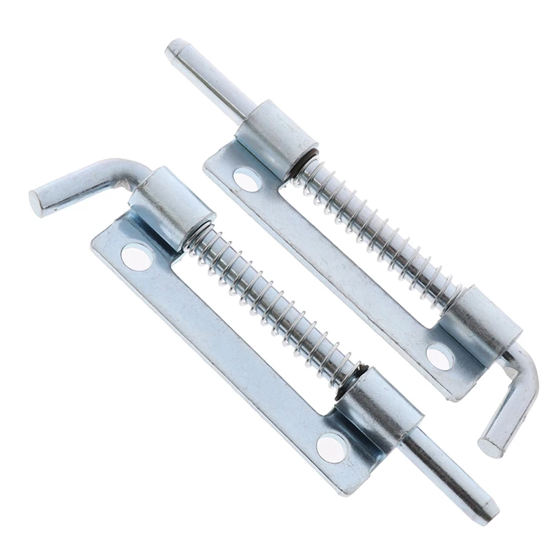 1pc 9cm Long Silver Stainless Steel Door Latch Sliding Lock Barrel Bolt Latch Hasp Staple Gate Safety Lock - Image 2