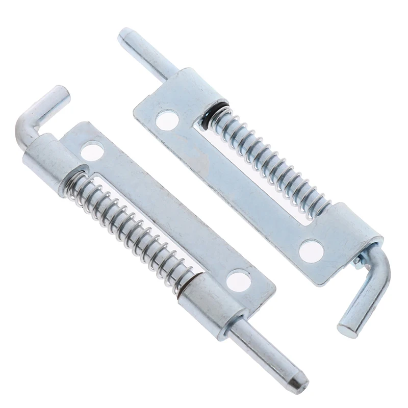 1pc 9cm Long Silver Stainless Steel Door Latch Sliding Lock Barrel Bolt Latch Hasp Staple Gate Safety Lock - Image 5