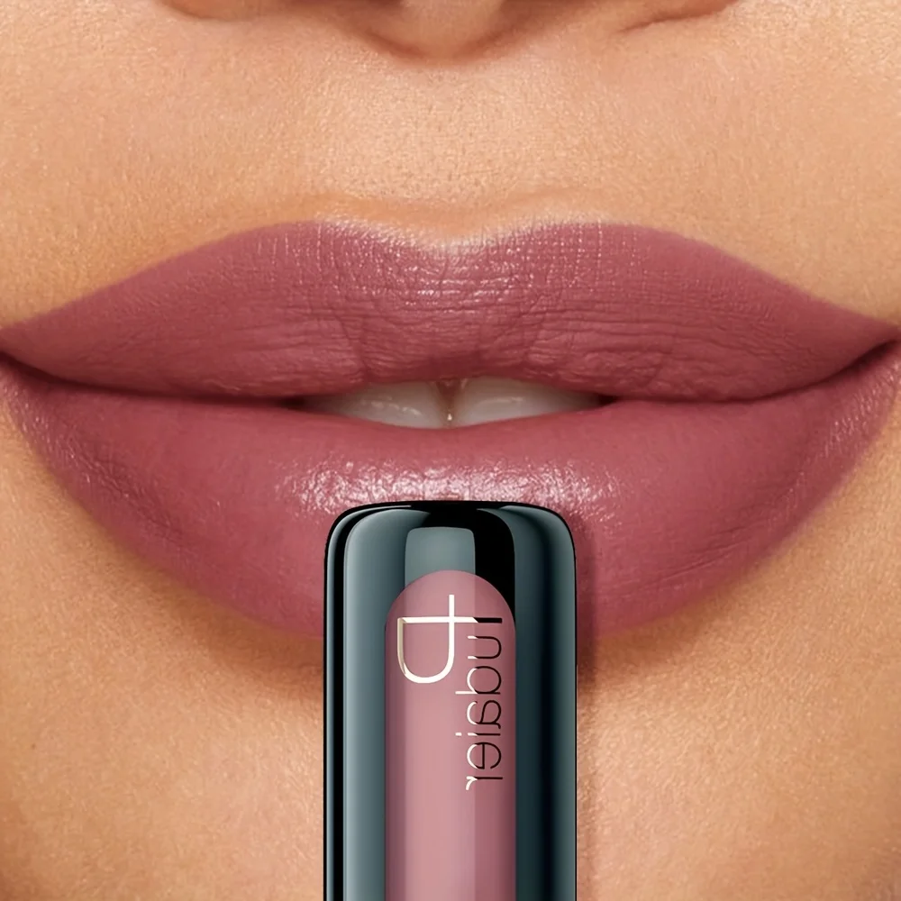 1pc Matte Velvet Lip Gloss, Highly Saturated Liquid Lip Mud, Non-Stick Long Lasting, All Skin Tones Compatible,Mother's Day Gift - Image 2