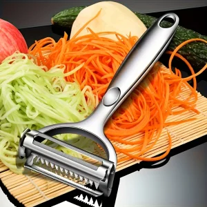 1pcs High Quality Vegetable Shredding Peeler Multifunctional Stainless Steel Kitchen Fruit Peeler Home Kitchen Vegetable Tools