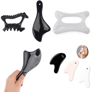 1pcs New Gua Sha Tool Face Massagers Ceramic Gua Sha Scraper Board For Face Lift Slimmer Skin Tightening Facial SPA Massage Tool