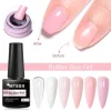 2 In 1 Nude Pink Rubber Base Gel Nail Polish Semi Permanent Self Leveling UV Construction Gel Varnish Soak off DIY Nail Supplies