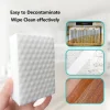 20 40 Pcs Melamine Sponge Compressed Magic Shoes Kitchen Office Bathroom Multi-function Cleaning Tools Double Compression Sponge