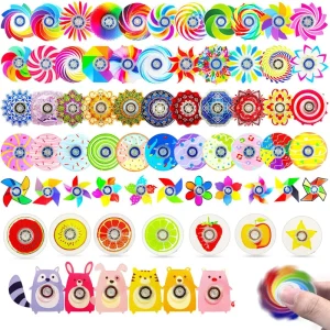 20/10PCS Random Mini Fidget Spinners Bulk Toys For Kids Boys Girls Party Favors Stocking Stuffers Gifts Classroom Prizes