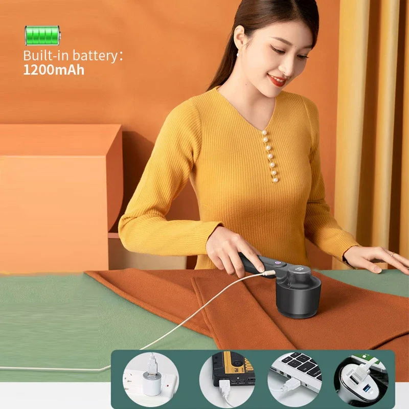 2025 Portable Electric Lint Remover for Clothing Fuzz Pellet Remover Machine Electric Lint Remover Charge Removes Clothes Shaver - Image 4
