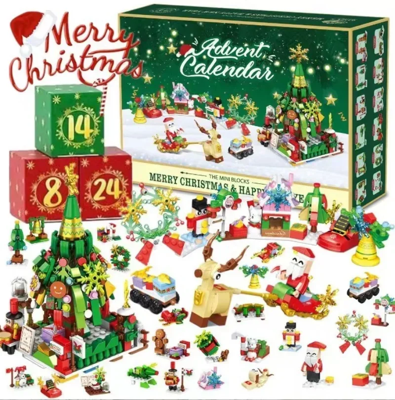 2026 Advent Calendar Calendar Gift Mermaid Jewelry Princess Dress Up 24Days Countdown Calendar New Year Christmas Kids Gift - Image 2