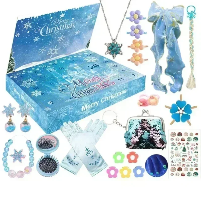 2026 Advent Calendar Calendar Gift Mermaid Jewelry Princess Dress Up 24Days Countdown Calendar New Year Christmas Kids Gift - Image 5