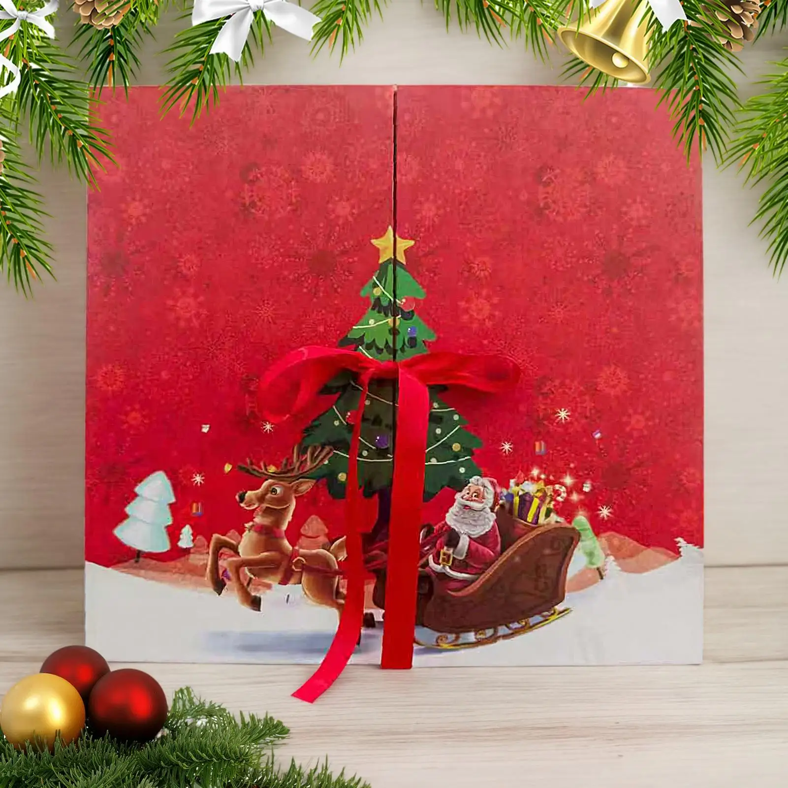 2026 Christmas Advent Calendar Collectible Box - 24-Day Printed Calendar for Teens, Women, Men, Kids, Home Holiday Decoration - Image 4