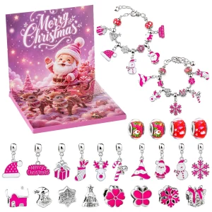 2026 Christmas Advent Calender Gift Box 24/31 Grid DIY Bead Bracelet New Year Countdown Calendar Box Merry Christmas Gift