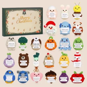 2026 Christmas Calendar 2d Acrylic Holiday Party Favor Decorations 24 Days Positive Animals Christmas Countdown Calendar