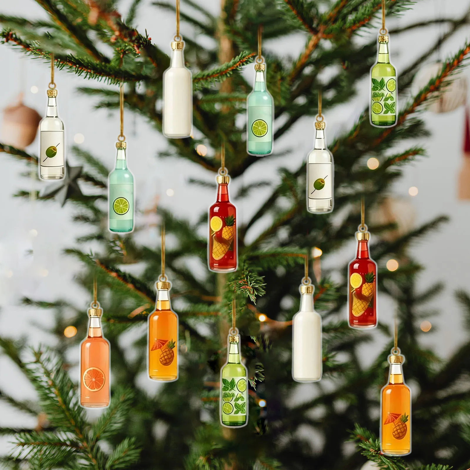 2026 Christmas Countdown Whisky Advent Calendar 2D Flat 24 Bottle Gift For Whisky Tasting Parties 24 Days Countdown Calendar - Image 5