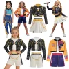 2026 Girl Cosplay Pop Singer Fashion Spring Summer Clothes Stage Performance Dress Up Uniform Children Show Party Costumes