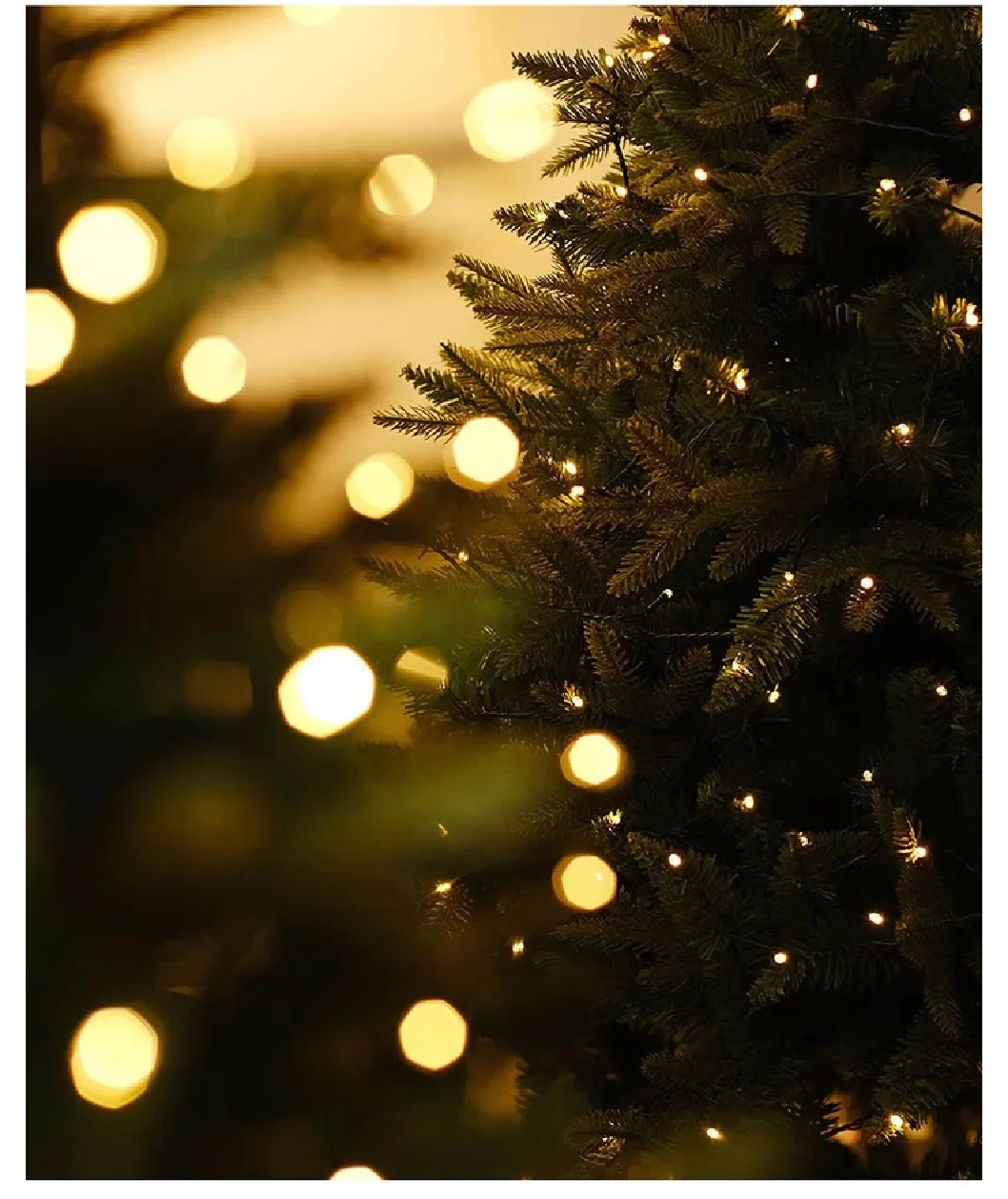 2026 Model 1.2m Pre-Lit Simple Christmas Tree, PE PVC Artificial Christmas Tree with 200 LED Lights, Easy to Assemble - Image 5