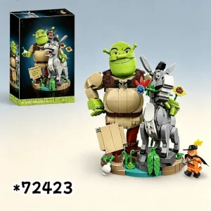 2026 New 1403pcs Building Block Monster Donkey Puss in Boots animal Set Adult Assembly DIY Toys Holiday Party toys Gifts