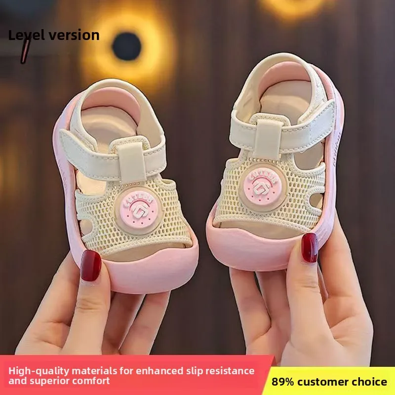 2026 Toddler Closed-Toe Breathable Sandals, Non-slip Soft Sole Baby First Walker Shoes for Infant Boys Girls Summer - Image 4