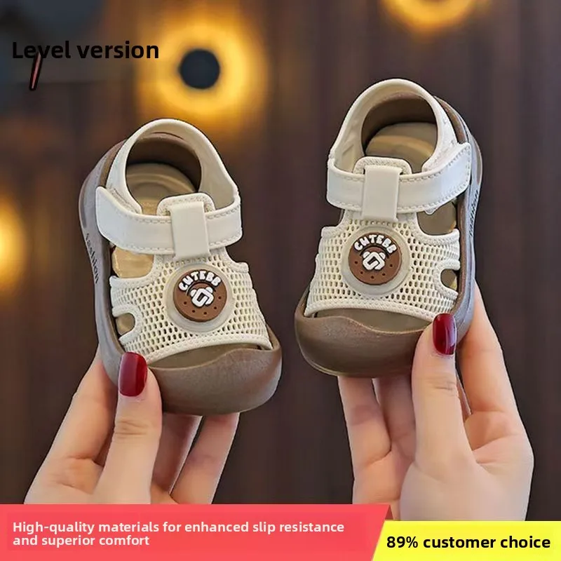 2026 Toddler Closed-Toe Breathable Sandals, Non-slip Soft Sole Baby First Walker Shoes for Infant Boys Girls Summer - Image 3