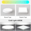 2026 Ultra-Thin Ceiling Lamp LED Panel Lamp 15W 20W square, circle White-light Pendant lamp kitchen Bedroom Living Room 110-220V