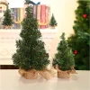 20/30/40cm Christmas Tree Desktop Ornament Children DIY Handicraft Mini Xmas Trees Home Party New Year Christmas Decoration
