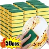 20/50Pcs Highly Absorbent Double-Sided Sponge Magic Reusable Clean Pot Rust Sponge Cleaning Brush Kitchen Grease Cleaning Tool