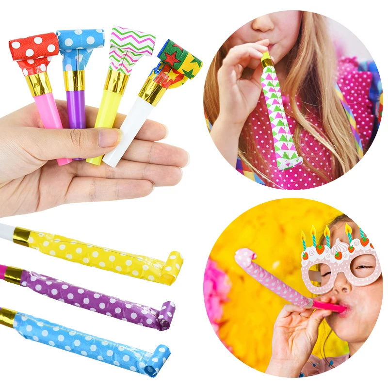 20/50Pcs Party Blowout Whistles Kids Birthday Party Favors Cheer Props Pinata Filler Wedding Gift Christmas New Year Noise Maker - Image 4