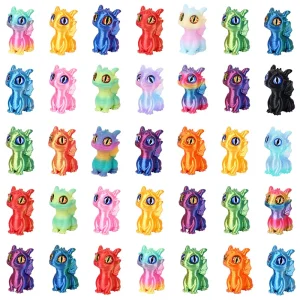 20/5pcs 3D Printed Dragon Ornaments for Kids Birthday Party Favors Pinata Filler Easter Christmas Gifts Home Table Decorations