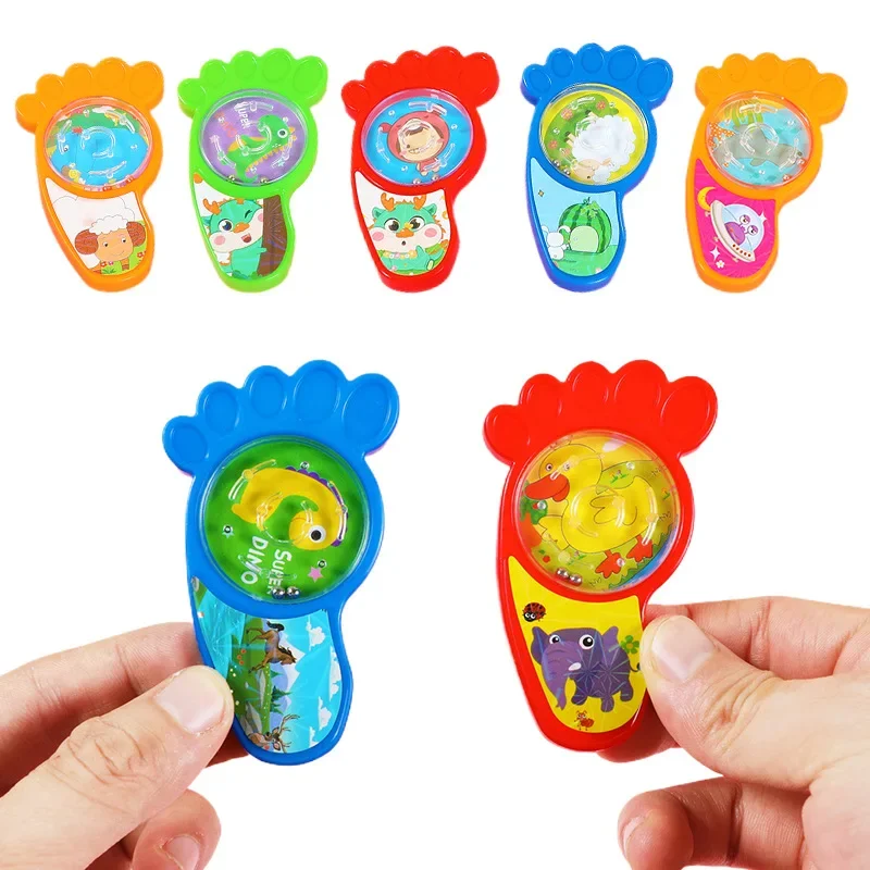 20Pcs Cartoon Feet Shape Beads Maze Puzzle Educational Toys for Kids Birthday Party Favors Baby Shower Goodie Bags Pinata Filler - Image 5