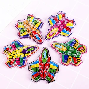 24PC Mini Transparent Airplane Track Maze Toys Kids Birthday Party Favors Goodie Bags School Reward Pinata Filler Party Supplies