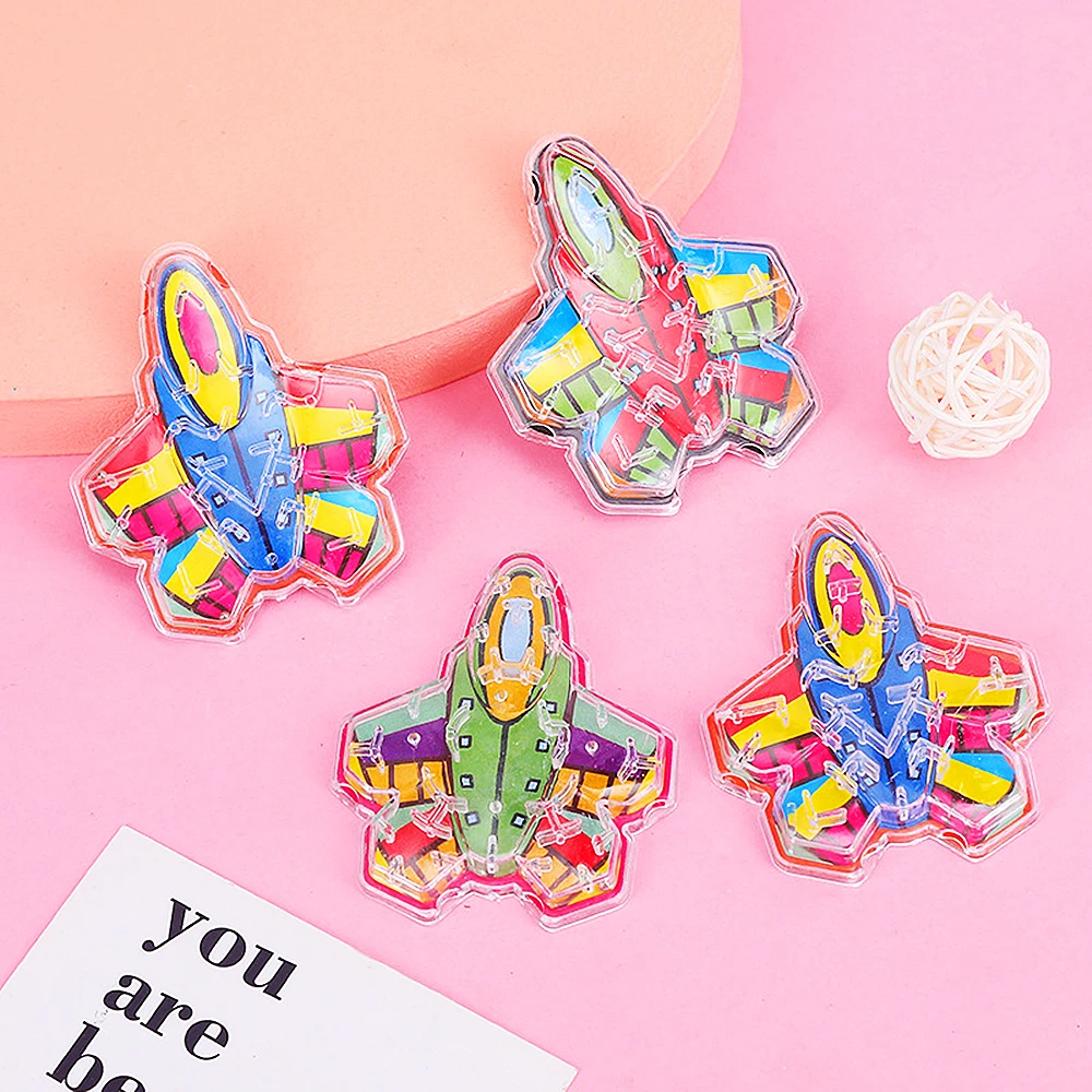 24PC Mini Transparent Airplane Track Maze Toys Kids Birthday Party Favors Goodie Bags School Reward Pinata Filler Party Supplies - Image 6