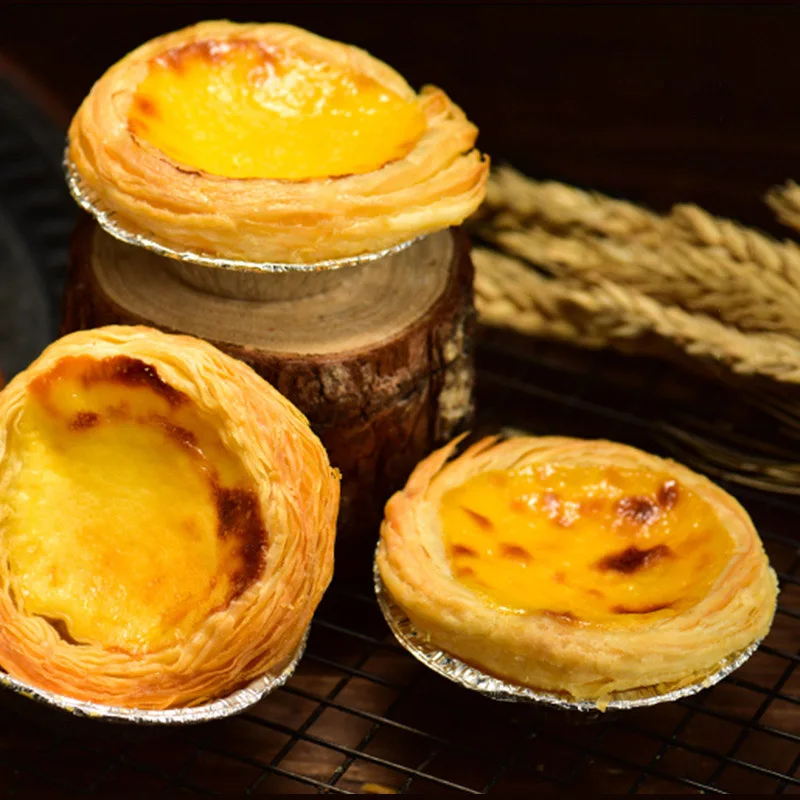 250Pcs Disposable Aluminum Foil Cups Egg Tart Mould Baking Muffin Cupcake Tin Mold Egg Tart Mould Egg Tart Shell Baking Tools - Image 2