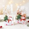 25/50Pcs Christmas Gift Bags Merry Christmas Decoration for Home 2027 Candy Bags Xmas Ornaments Navidad Natal New Year Gift 2026