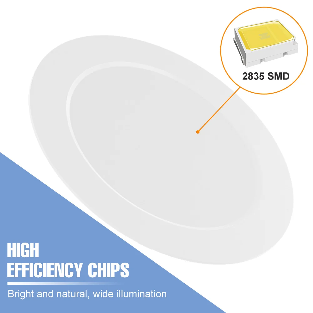 25W LED Downlight Recessed Round Ceiling Lamp 220V Spotlight For Home Indoor Living Room Bedroom 5W 10W 15W 20W 6000K Cold White - Image 2