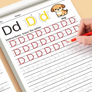 26 Alphabet Tracing Letter Workbook Handwriting Exercise Book for Preschool Children Letter Skills Development Calligraphy