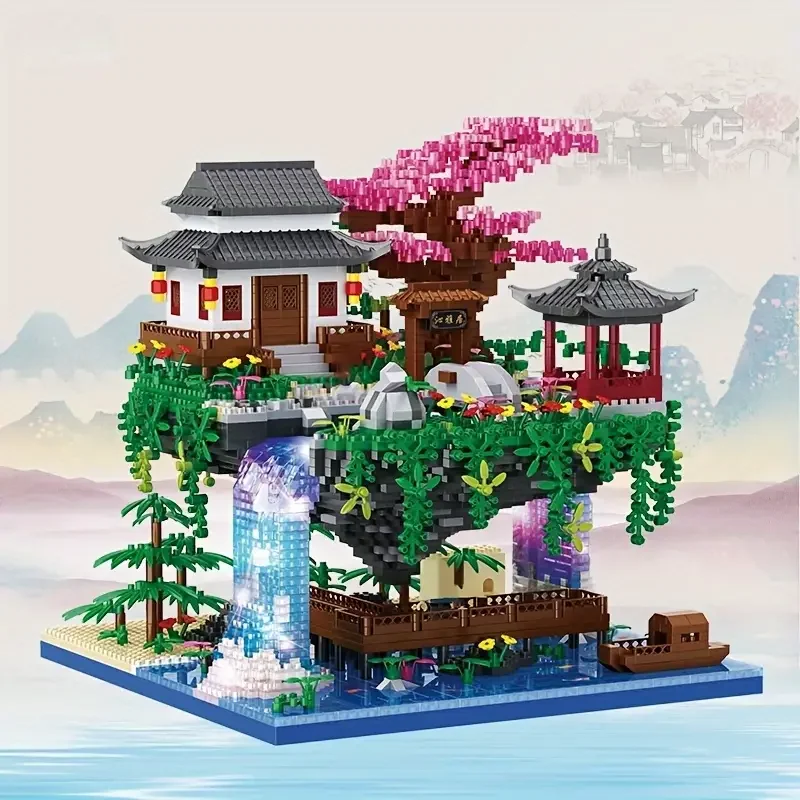 2850-Piece Taohuatan DIY Building Block Set - Mixed Colors - Office and Home Desktop Decoration - Party Supplies - Creative Surprise Holiday Gifts - Image 5